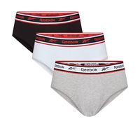 Reebok Chase Mutande da Uomo, Nero/Bianco/Grigio