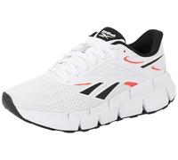 Reebok Uomo Zig Dynamica 6 Sneaker, Ftwr White Core Black Energy Red, 34.5 EU