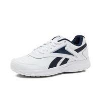 Reebok Walk Ultra 7 DMX Max Walking Sneakers for Men, Scarpe da Passeggio Uomo, Bianco/Blu Marino Collegiale/Collegiate Royal, 44 EU