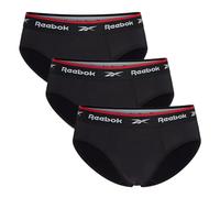 Reebok Uomo, Slip, Nero, Confezione da 3, Medio