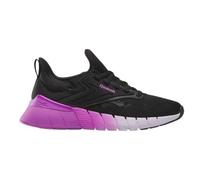 Reebok Women's Nano Gym Sneaker, Black Purple Rave Digital Gleam, 36 EU