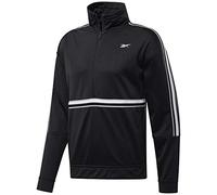 Reebok Wor Tricot 1/4 Zip, Felpa Uomo, Nero, S