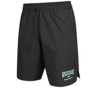 Reebok Wor Woven Graphic Pantaloni Corti Da Fitness Per Uomo Neri Nuovi