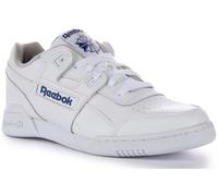 REEBOK Workout pelle Retrò Scarpa Classica Bianco Donna Pizzo Ginnastica UK 3 -