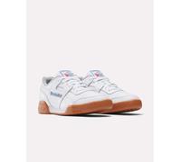 Reebok - Workout Plus - Sneakers bianche con suola in gomma-Bianco Mens 45 - Womens 44.5