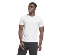 Reebok Workout Ready Short Sleeve Tech T-Shirt, White, XXL Uomo