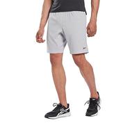 Reebok Workout Ready Woven, Pantaloncini Uomo, Pure Grey 3, L