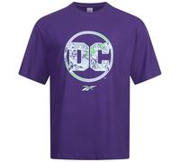 Reebok X DC COMICS Maglietta Da Uomo Viola Nuova