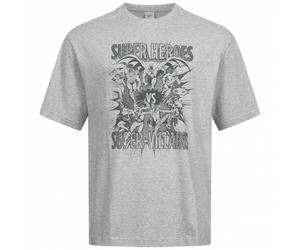 Reebok x DC COMICS Super Heroes vs Super-Villains Uomo T-shirt IB5815 gris M