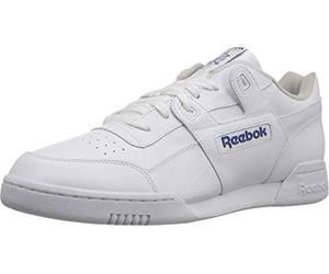 ReebokWorkout Plus - Scarpe da Ginnastica Basse uomo, Bianco (White/Royal), 39 EU