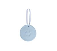 Reece Studio Kit di ricordi in argilla con stampa per bambini, per impronte di mani e piedi appena nati, souvenir da appendere o ornamento natalizio, regalo neutro per genitori nuovi e in attesa, blu