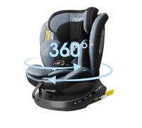 Reecle I-Size 360 Girevole Seggiolino Auto con ISOFIX, 40-150cm(Gruppo 0 + 1/2/3, 0-36 kg), ca. 0-12 anni (I-Size, Nero)