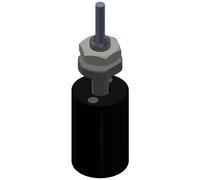REED Electronics 17818 R1/8-PMU-L56-HUB25-1mPVC Interruttore a galleggiante 230