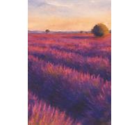Reeder Road’s Lavender Field Journal: Ruled Lined Notebook for Writing, Travel, Poetry & Creative Notes (6” x 9”, 100 Pages)