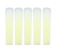 Reeds sassofono tenore Reeds di sassofono in resina di grado professionale impostati per principianti e forze di professionisti 2,5 con scatola di deposito 5 pezzi (Nero) (Bianco) (Giallo)