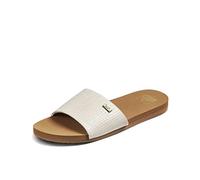 Reef Bliss Nights Slide, Infradito Donna, White/Tan, 42.5 EU