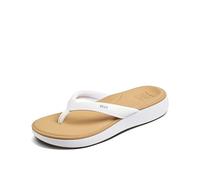 Reef Cushion Cloud, Infradito Donna, Tan Bianco, 37.5 EU