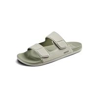 Reef Cushion Tradewind - Sandali in pelle nera, Verde, 44 EU