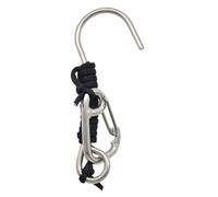 Reef Drift Hook Scuba Diving 316 in acciaio inossidabile con cordino intrecciato