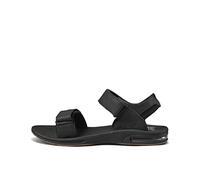 Reef Fanning Baja, Sport Sandal Uomo, Black Silver, 44 EU
