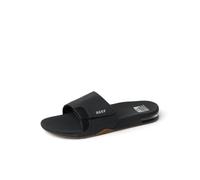 Reef Infradito Fanning Slide Uomo Nero/Argento Taglia 46 EU