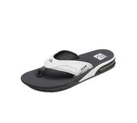 Reef - Fanning, Flip-flop Uomo, Vari colori, grigio/bianco, 45 EU