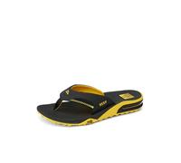 Reef Fanning Pregame, Infradito Uomo, Nero Giallo, 43 EU