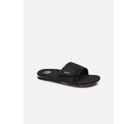 Reef Fanning Slide, Infradito Uomo, Nero/Argento, 43 EU