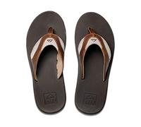 Reef Leather Fanning - Infradito Uomo, Marrone (Bro/Brown 4 Br4), S