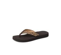Reef Ortho-Spring - Infradito casual da donna, Leopard, 40.5 EU