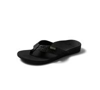 Reef Ortho-Spring, Infradito Donna, Black Glitter, 36 EU