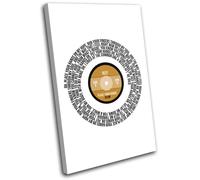 Reef Place Your Hands Lyrics Record Song Vinyl Canvas Wall Art Picture Print