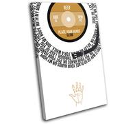Reef Place Your Hands Lyrics Record Vinyl Song Canvas Wall Art Picture Print