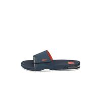 Reef Sandali da uomo Fanning Slide, Navy Arancione Bianco, 42 1/3 EU