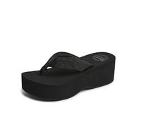 Reef Sandy Hi, Infradito Donna, Nero, 42.5 EU