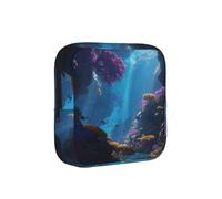 Reef Scenery - Borsa per assorbenti igienici, con cerniera, per donne e ragazze