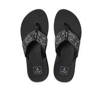 Reef Spring Woven, Infradito Donna, Nero, 37 EU