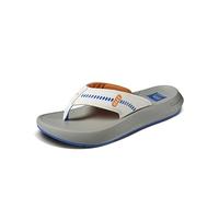 REEF Swellsole Cruiser Uomo, Blu/Bianco/Arancione, 45 EU