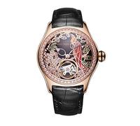 REEF TIGER Orologio Analogico Automatico Donna con Cinturino in Pelle ORGA7105-PBBD
