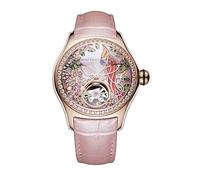 REEF TIGER Orologio Analogico Automatico Donna con Cinturino in Pelle ORGA7105-PPPD