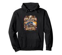 Reefer Camion Driver Cold Load Long Road Trucker Life Felpa con Cappuccio