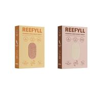 Reefyll Bundle di Compresse di Ricarica per Sapone Schiumoso, 5 Compresse al Profumo di Cocco Tropicale e 5 Compresse al Profumo di Arancia Succosa