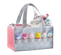 REEKNOKOL Custodia da trasporto Tonies, custodia da trasporto per Toniebox Starter Set e accessori Custodia da viaggio Borsa in feltro con manico per Toniebox e statuetta Tonies (rosa chiaro)