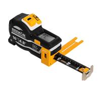 REEKON T1M Utility Digital Tape Measure 4.8m (Metric) - Bluetooth Smart Measuring Tool, 0.5mm Accuracy, Saves 1000+ Measurements, LCD Display, 150 Hour+ Battery Life & Rechargeable