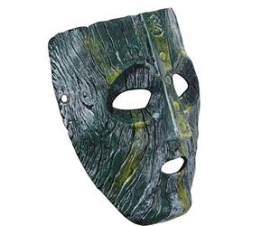 Reel Art Loki Mask, maschera Jim Carrey, Cameron Diaz con cavalletto trasparente