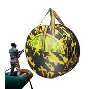 Reel Bag - Multifunzionale portatile impermeabile Reel Case: grande capacità Fishing Tackle Backpack With Double Layer Storage For Fish Hooks and Gear Large Capacity Fishing Tackle Backpack -