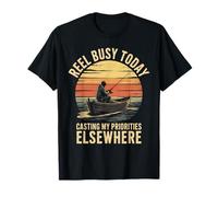 REEL BUSY TODAY Casting my priorities Elsewhere Vintage Tees Maglietta