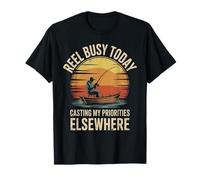 REEL BUSY TODAY Casting my priorities Elsewhere Vintage Tees Maglietta