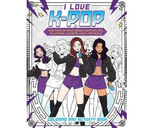 Reel Ink Press Author, Reel Ink Press, Illustra I Love K-pop Colori (Tascabile)