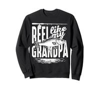 Reel Like My Grandpa Fisherman Grandfather to Grandchild Felpa